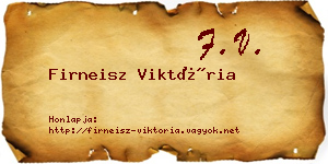 Firneisz Viktória névjegykártya