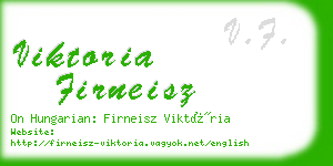 viktoria firneisz business card